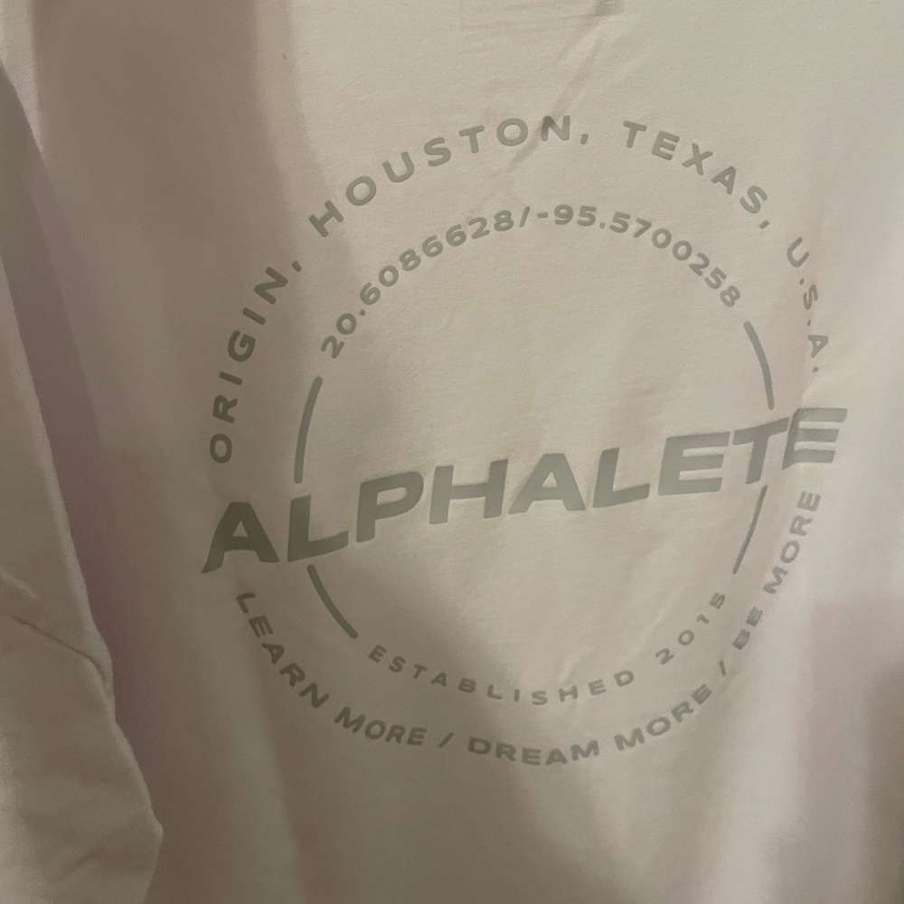 Alphalete long sleeve performance tee